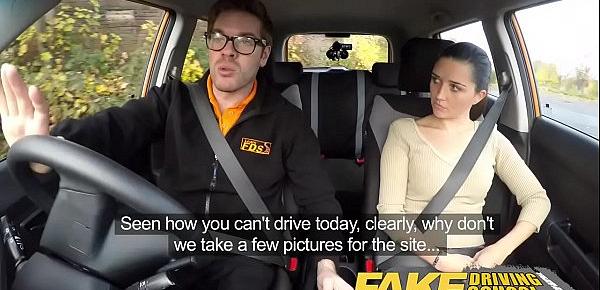  Fake Driving School Worst Driver Ever Get Fucked in the Car
